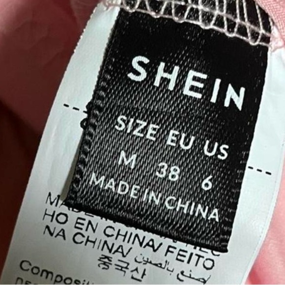 SHEIN Pink Ruched Long Sleeve Blouse - Picture 2 of 3